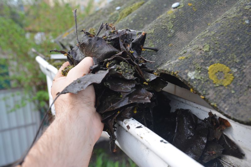 Gutter Cleaning Process